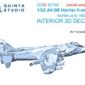 Quinta Studio QDS-32193 AV-8B Harrier II ранний (Trumpeter) (Малая версия) 3D Декаль интерьера кабины 1/32