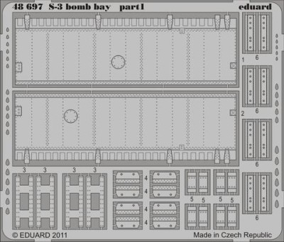 Eduard 48697 S-3 bomb bay