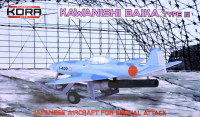 Kora Model KORPK72148 Kawanishi Baika Type III Japan.Spec.Aircraft 1/72