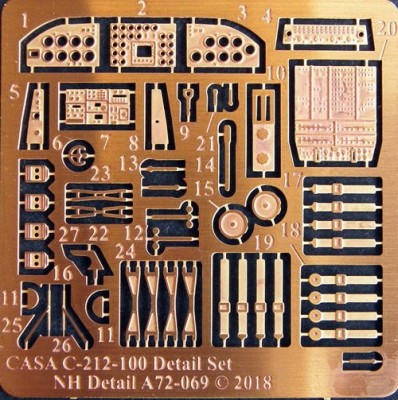 NH Detail NHA72-069 CASA C-212-100 Detail 1/72