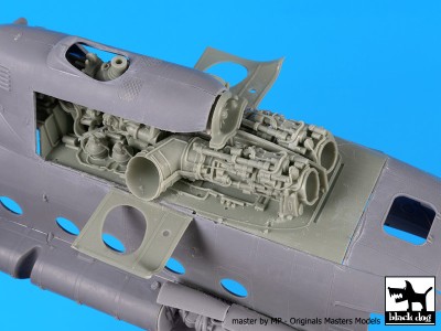 Blackdog A48190 Mil Mi-8MT BG-SET with BDOA48188 and BDOA18189 (designed to be used with Zvezda kits) 1/48