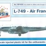 F-rsin Plastic FRP4059 Lockheed L-049/L-749 Constellation - Air France - silk-screened/laser decals 1/144