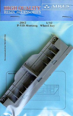 Aires 2082 P-51B Mustang wheel bay 1/32