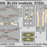 Eduard FE1098 1/48 Mi-24V seatbelts STEEL (ZVE)