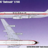 Восточный экспресс 144145-5 Авиалайнер CV990 SWISSAIR 1/144