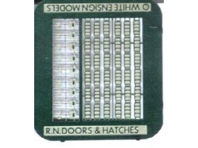 White Ensign Models PE 603 ROYAL NAVY DOORS and HATCHES 1/600
