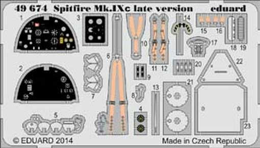 Eduard 49674 Spitfire MK.IXc late WEEKEND