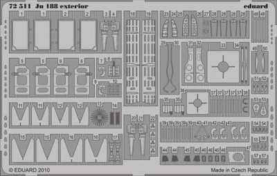 Eduard 72511 Ju 188 exterior