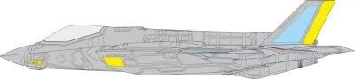 Eduard CX655 Mask F-35A RAM panels late (Tam) 1/72