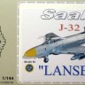 Miniwing MINI055 Saab J-32 'LANSEN' 1/144