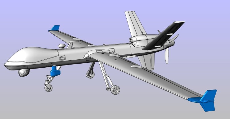 Miniwing Plastic MINI375 General Atomics MQ-9 REAPER - Block 5 / RNLAF 1/144