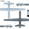 Miniwing Plastic MINI375 General Atomics MQ-9 REAPER - Block 5 / RNLAF 1/144