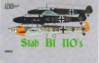 Aims AIMS32D012 Stab Messerschmitt Bf-110's' 1/32