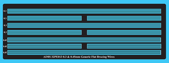 Aims AIMS32PE13 0.3 and 0.45mm Generic Bracing wires in Stainless steel (perfect for splicing into generic turn buckles) 1/32