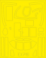 Eduard EX716 Mask 1/48 B-26C Invader (ICM)