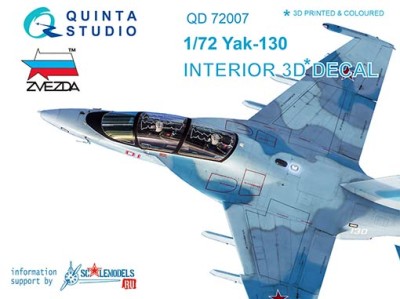 Quinta studio QD72007 Yak-130 (for Zvezda kit) 1/72