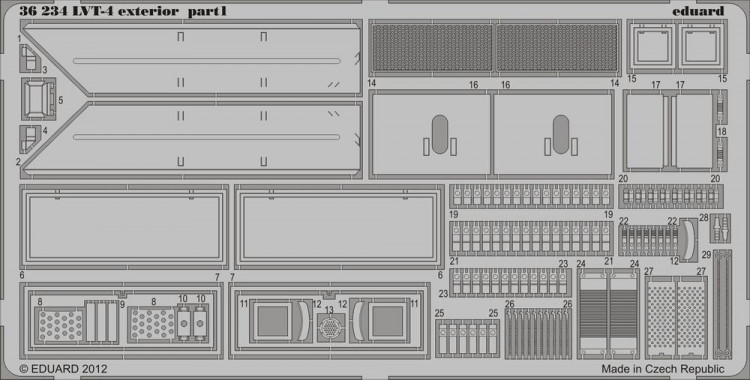 Eduard 36234 LVT-4 exterior 1/35