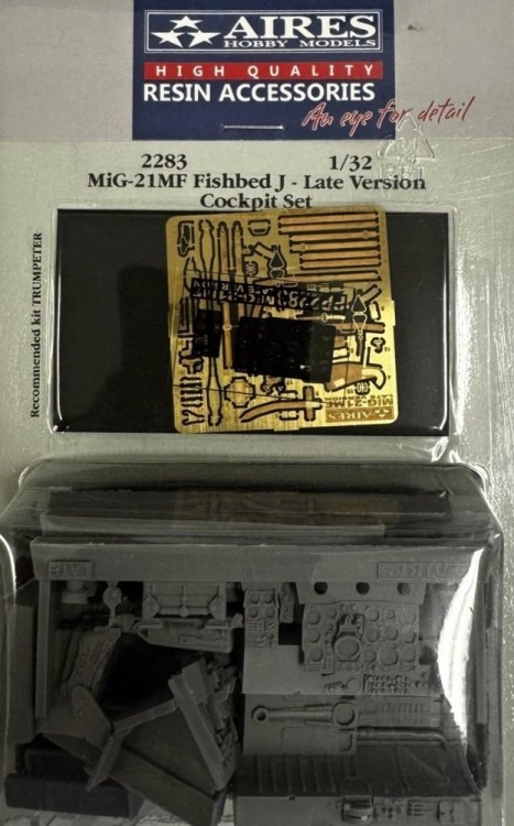 Aires 2283 MiG-21MF Fishbed J cockpit set - late (TRUMP) 1/32