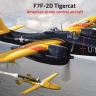 FLY 72066 F7F-2D Tigercat American drone control plane 1/72