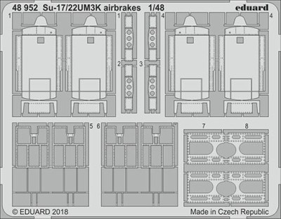 Eduard 48952 Su-17/22UM3K airbrakes 1/48
