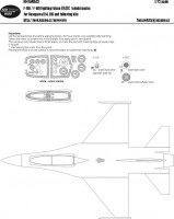 New Ware NWA-M0532 1/72 Mask F-16B/F-16D Fighting Falcon BASIC (HAS)