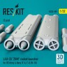 Reskit 32599 LAU-33 ZUNI rocket launcher US Army&Navy (2x) 1/32