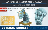 Veteran models VTM35023 AN/SPG-60 ILLUMINATORS 1/350