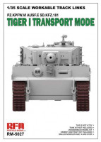 RFM 5027 TIGER I TRANSPORT WORKABLE TRACK LINKS 1/35