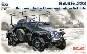 ICM 72421 Sd.Kfz.223, германский бронеавтомобиль радиосвязи 1/72