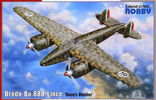 Special Hobby SH72397 1/72 Breda Ba.88B Lince 'Duce's Bomber'
