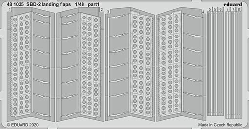 Eduard 481035 SET SBD-2 landing flaps (ACAD)