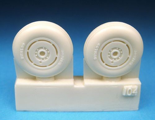 Barracuda Studios BCR32104 Supermarine Spitfire 3 Slot Wheels - Circumferential (for all kits) 1/32