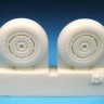 Barracuda Studios BCR32104 Supermarine Spitfire 3 Slot Wheels - Circumferential (for all kits) 1/32