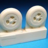 Barracuda Studios BCR32104 Supermarine Spitfire 3 Slot Wheels - Circumferential (for all kits) 1/32