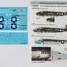 Foxbot Decals FBOT72042 North-American B-25H/J Mitchell (Late) "Pin-Up Nose Art and Stencils" Part # 8 1/72