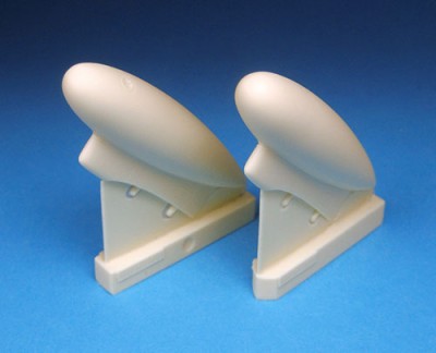 Barracuda Studios BCR48218 de Havilland Hornet/Sea Hornet Drop Tanks. (designed to be used with Classic Airframes, Dynavector and Trumpeter kits) 1/48