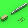 Master (Pl) G72033 British QF 95mm howitzer gun barrel + Besa MG 1/72