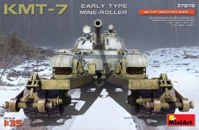Miniart 37070 Колейный минный трал КМТ-7 раннего типа 1/35
