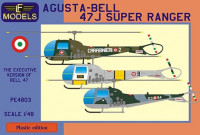Lf Model P4803 Agusta-Bell 47J Super Ranger (3x Ital.camo) 1/48