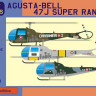 Lf Model P4803 Agusta-Bell 47J Super Ranger (3x Ital.camo) 1/48