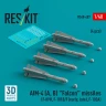 Reskit 48487 AIM-4 (A, B) 'Falcon' missiles (4 pcs.) 1/48