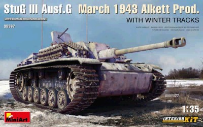 Miniart 35367 StuG III Ausf. G March 1943 w/ winter tracks 1/35