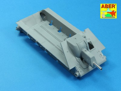 Aber 35 L-204 Soviet 122mm M-30 barrel for Soviet Su-122 (designed to be used with MiniArt kits) 1/35
