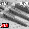 Advanced Modeling AMC 48205-2 Р-37М Авиационная управляемая ракета класса «Воздух-воздух»   1/48