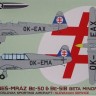 Kora Model 72218 Be-50&Be-51B Beta Minor (Slovakia) 2-in-1 1/72