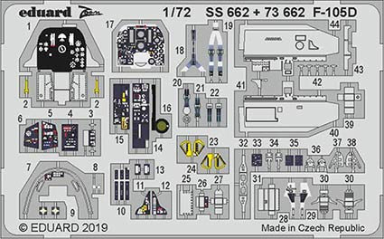 Eduard SS662 1/72 F-105D (TRUMP)