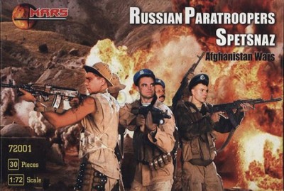 Mars MAR72001 Soviet (Post WWII) Spetsnaz Paratroopers, Afghanistan 1/72