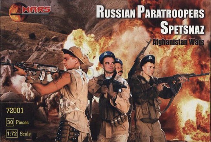 Mars MAR72001 Soviet (Post WWII) Spetsnaz Paratroopers, Afghanistan 1/72