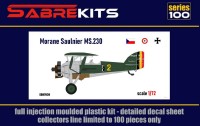 Sabre Kits SBK7030 Morane-Saulnier MS.230 (Belgium, Czechoslovakia, France, Blue Max movie) ex-Heller/Smer 1/72