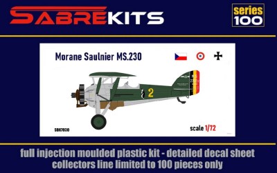 Sabre Kits SBK7030 Morane-Saulnier MS.230 (Belgium, Czechoslovakia, France, Blue Max movie) ex-Heller/Smer 1/72